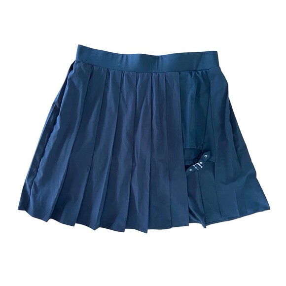 Halara Breezeful High Waisted Pleated Adjustable Buckle Micro Mini Skirt Size XL - Picture 1 of 16